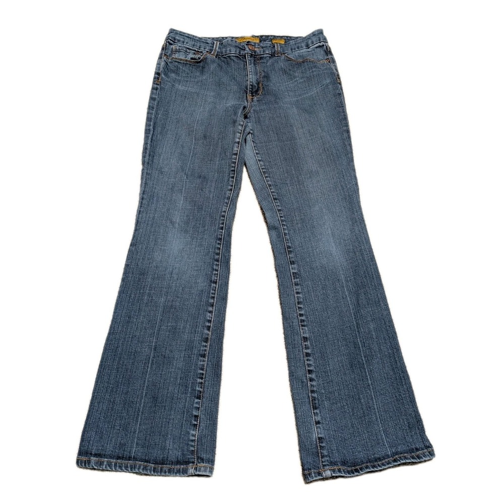 Seven 7 Premium Denim Stretch Jeans Mid-Rise Bootcut Flare Y2K Women's 32x30